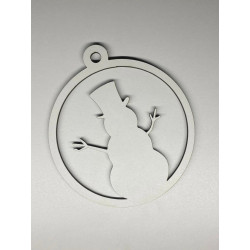 Bola de Natal Boneco de Neve