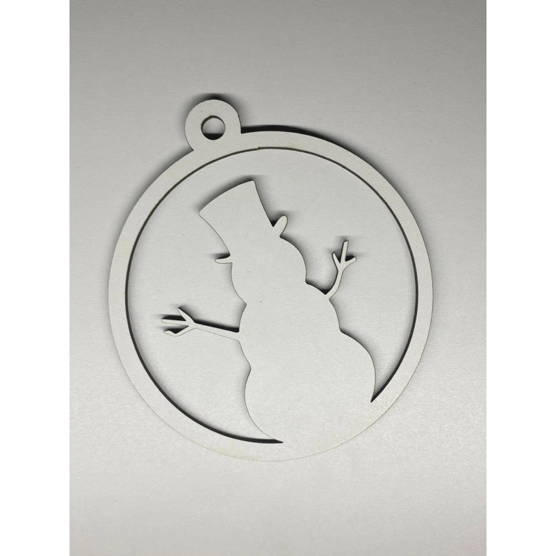 Bola de Natal Boneco de Neve