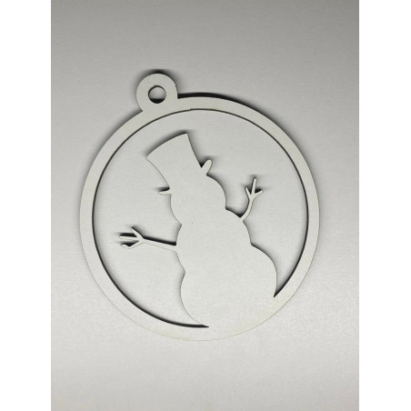 Bola de Natal Boneco de Neve