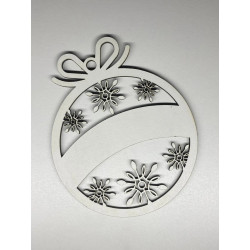 Bola de Natal - Flocos 1