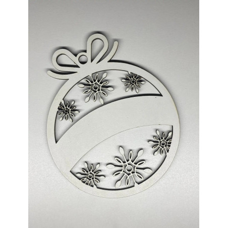 Bola de Natal - Flocos 1