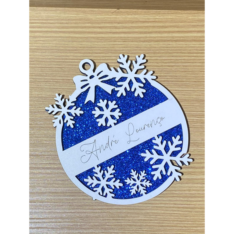 Bola de Natal - Flocos 6