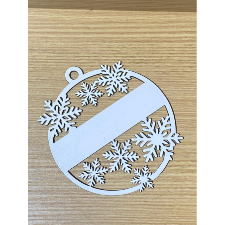 Bola de Natal - Flocos 8